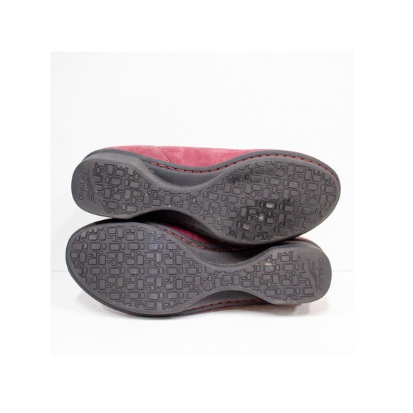 Dansko Lois Burgundy Suede Wedge Size 38 / 7.5 - 8 US SIZE - Picture 11 of 15